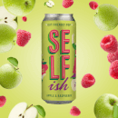 Selfish Gut Friendly Pop - Apple & Raspberry (12x330ml Cans)